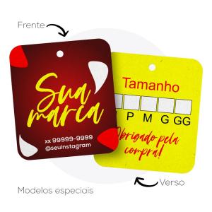 Convites – Couchê Fosco 300g – Laminação Soft Touch e Hot Stamping Vermelho  Frente – 88x98mm – Gráfica PGW